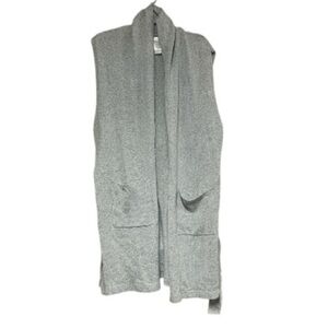 Time and Tru Heather Gray Knit Vest
